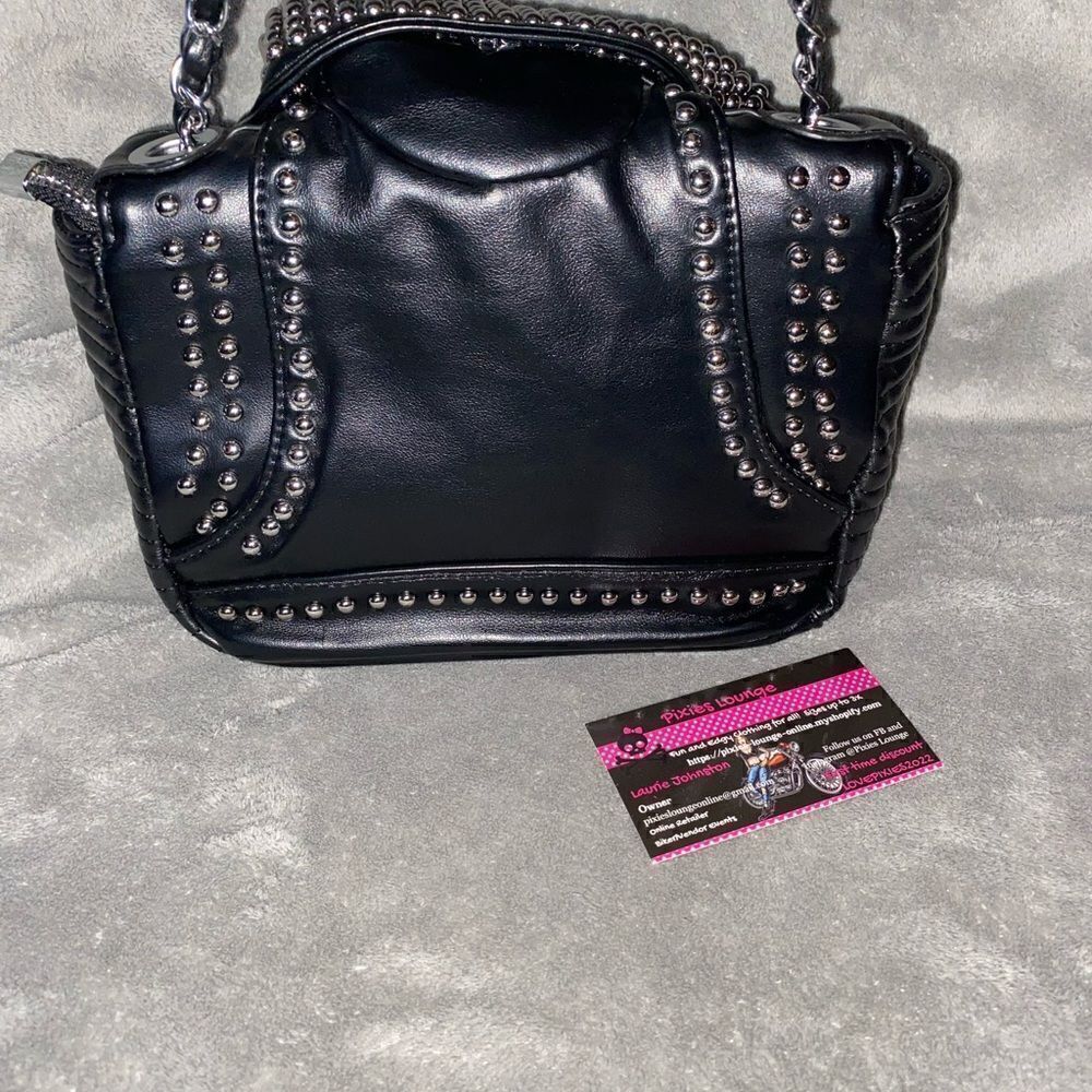 Biker Jacket Mini Handbag  - Picture 4 of 8